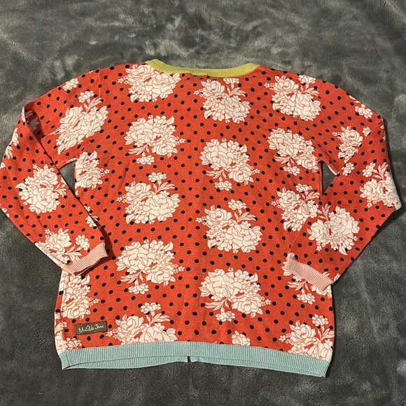 Host Pick 🎉 Matilda Jane Serendipity Huckleberry Floral & Polka Dot Sweater Sz 6 - Picture 3 of 3